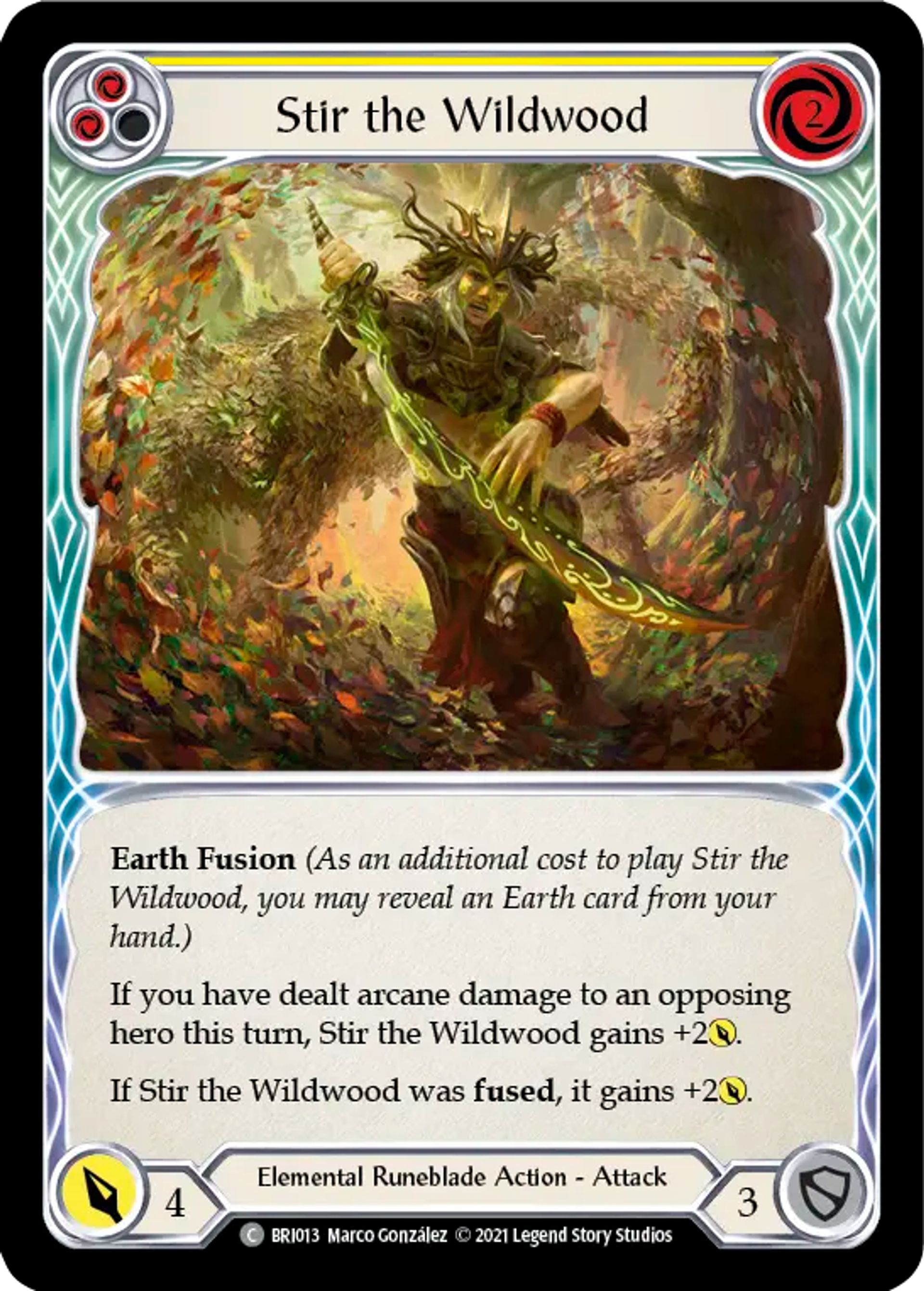 Stir the Wildwood (Yellow) — Briar - Blitz Deck — Flesh and Blood
