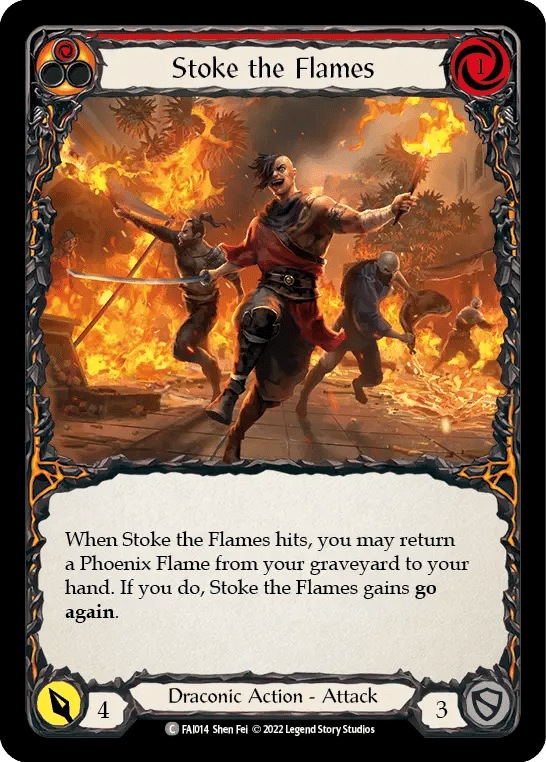 Stoke the Flames (Red) — Fai - Blitz Deck — Flesh and Blood
