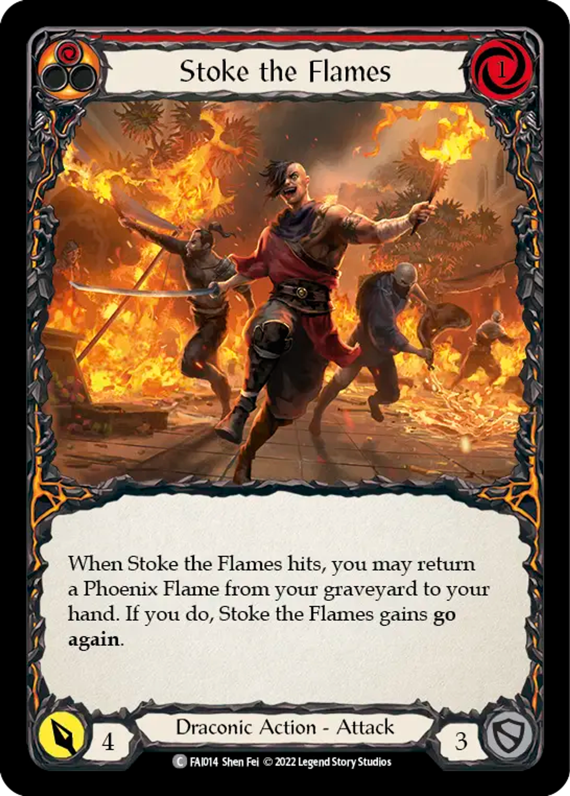 Stoke the Flames (Red) — Fai - Blitz Deck — Flesh and Blood