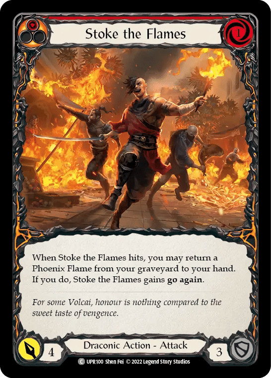 Stoke the Flames (Red) — Uprising — Flesh and Blood