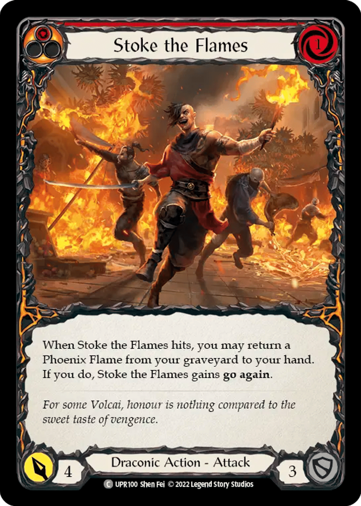 Stoke the Flames (Red) from Uprising - Flesh and Blood