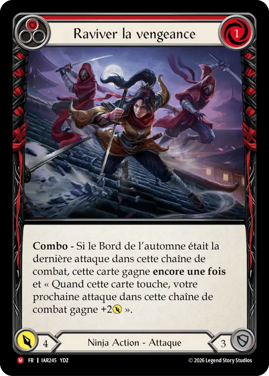 Raviver la vengeance — Usurp the Shadow Throne — Flesh and Blood