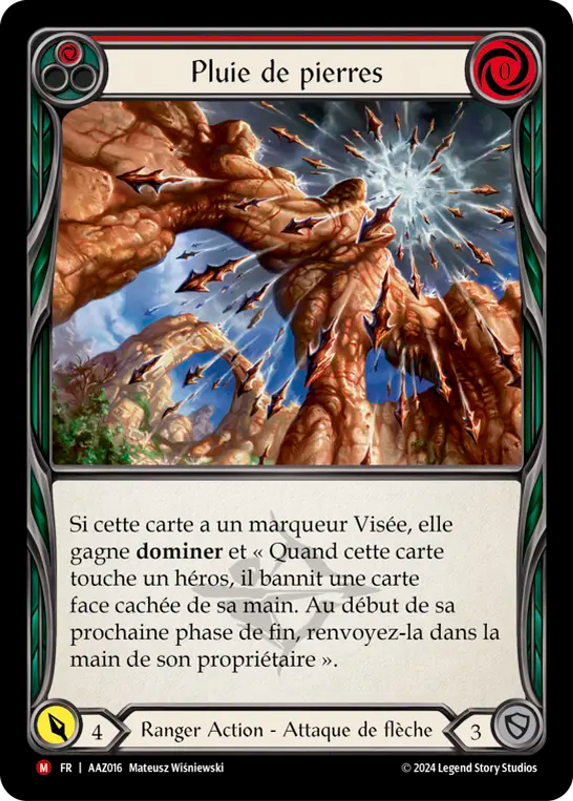 Pluie de pierres — Armory Deck - Azalea, Ace in the Hole — Flesh and Blood