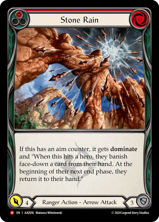 Stone Rain — Armory Deck - Azalea, Ace in the Hole — Flesh and Blood