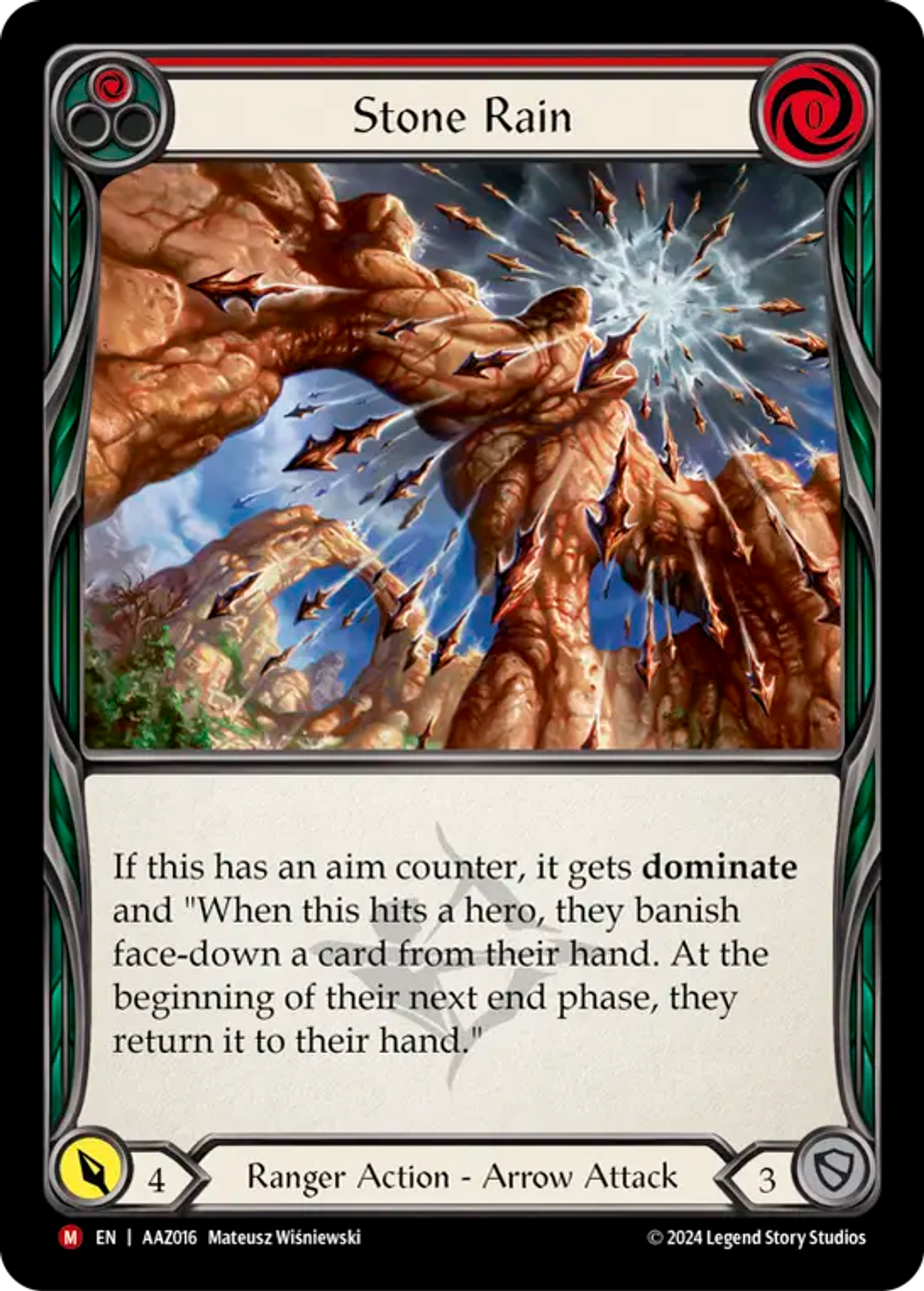 Stone Rain — Armory Deck - Azalea, Ace in the Hole — Flesh and Blood