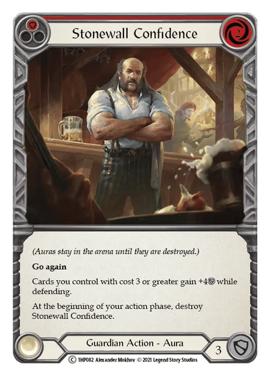Stonewall Confidence (Red) — History Pack 1 — Flesh and Blood