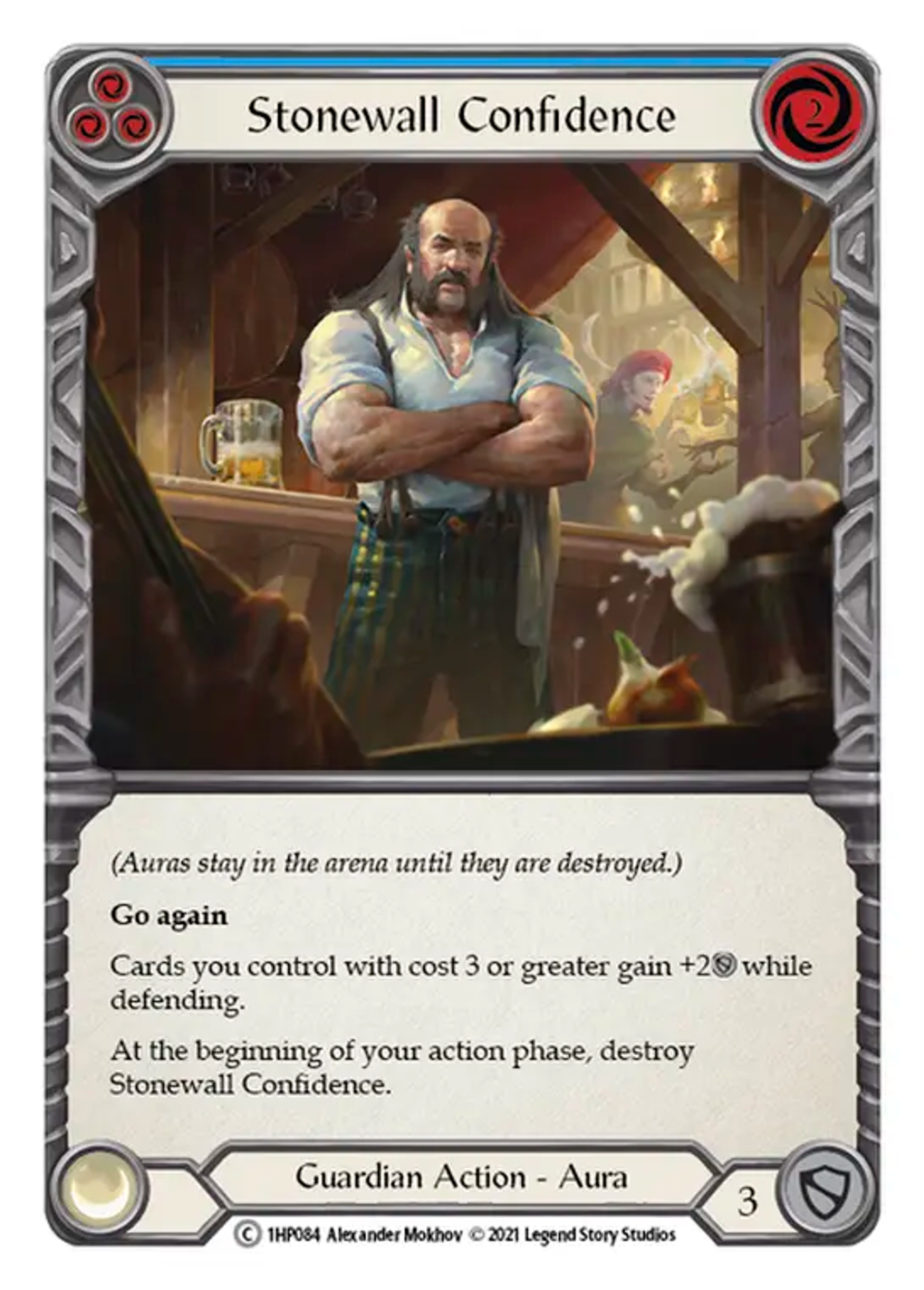 Stonewall Confidence (Blue) — History Pack 1 — Flesh and Blood