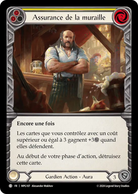 Assurance de la muraille — Mastery Pack Guardian — Flesh and Blood