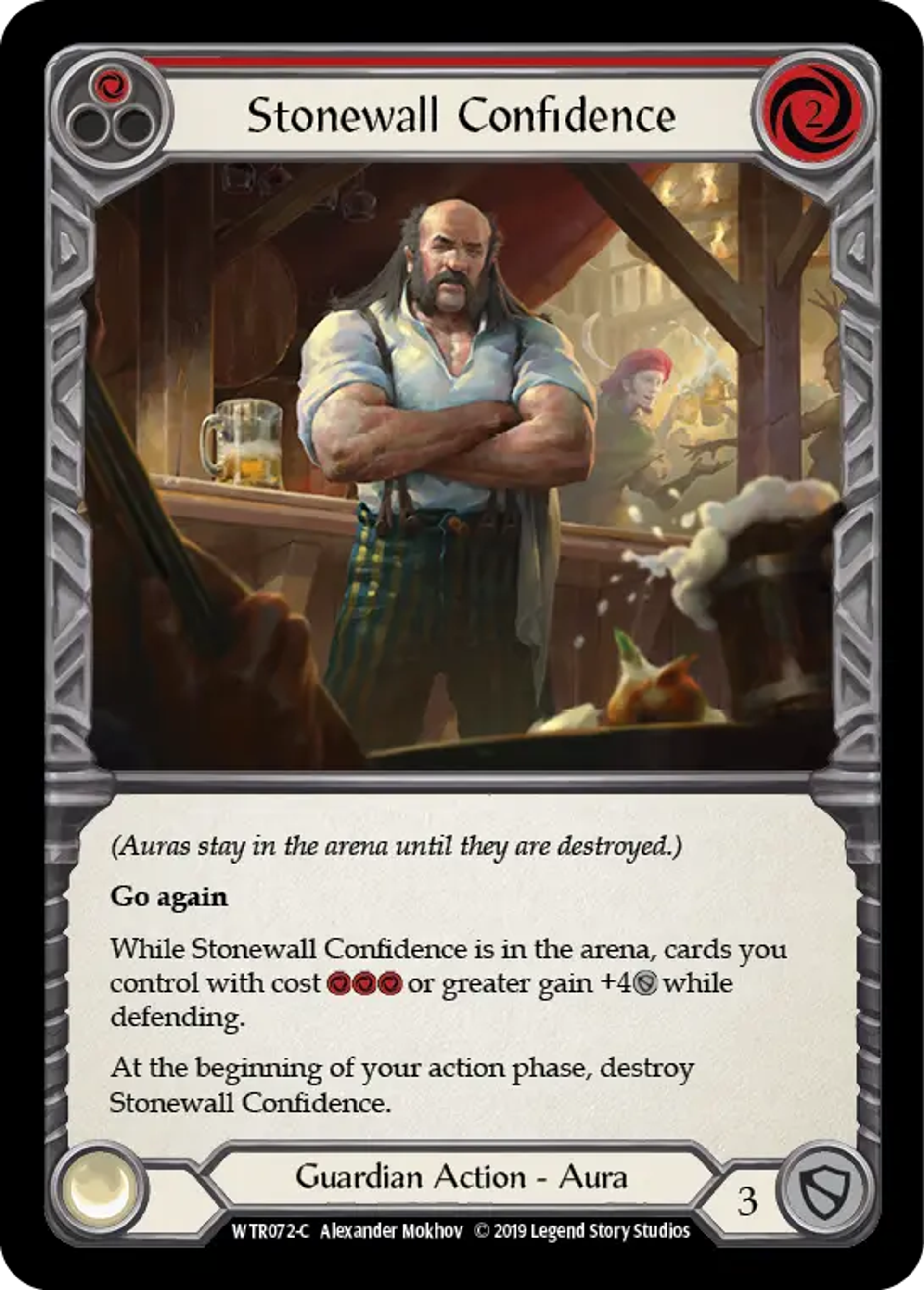 Stonewall Confidence (Red) — Welcome to Rathe — Flesh and Blood