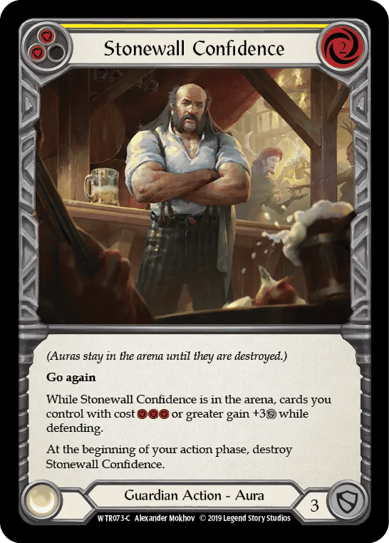 Stonewall Confidence (Yellow) — Welcome to Rathe — Flesh and Blood