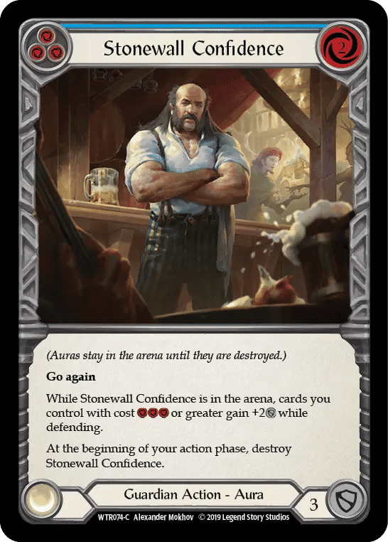 Stonewall Confidence (Blue) — Welcome to Rathe — Flesh and Blood