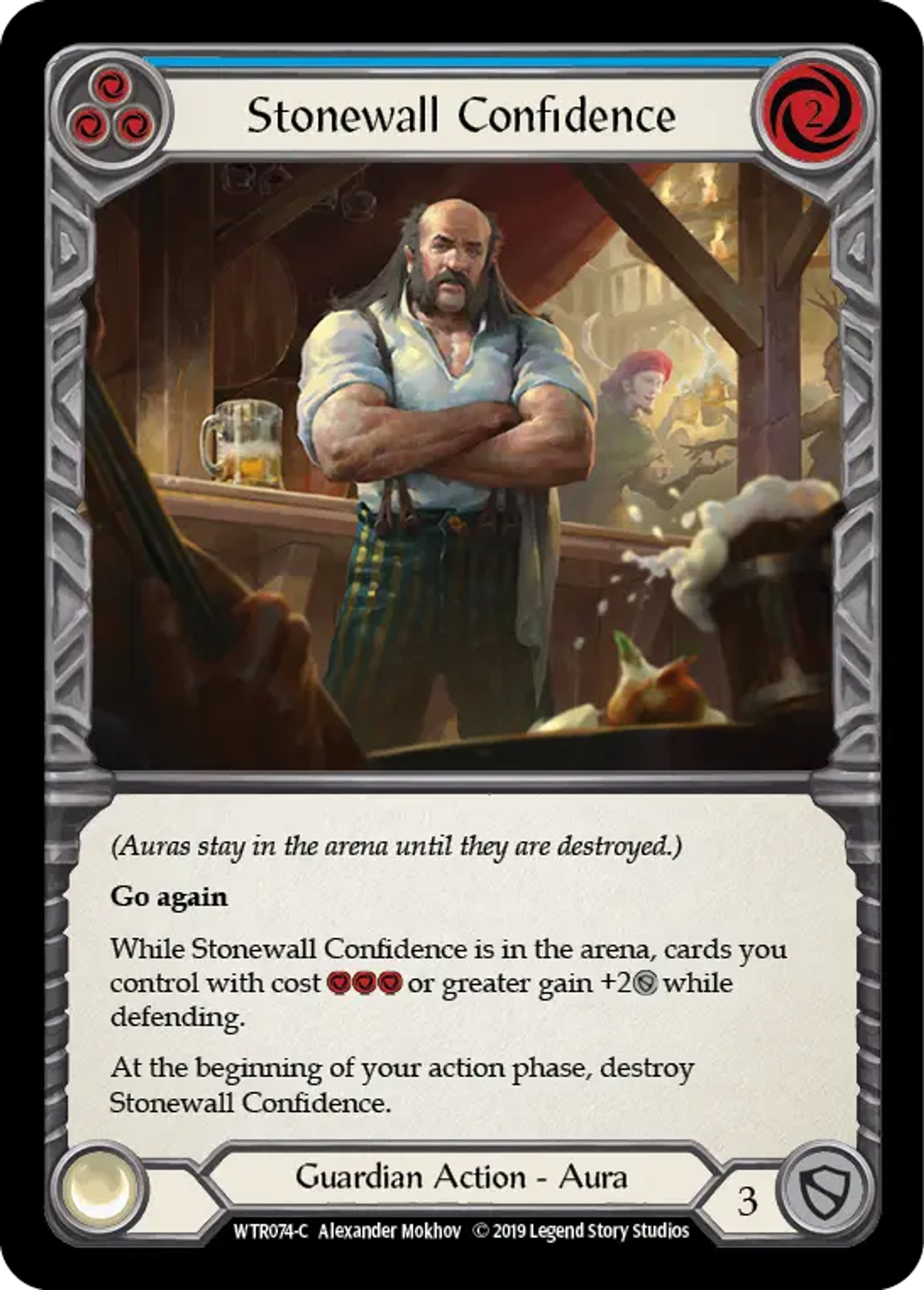 Stonewall Confidence (Blue) — Welcome to Rathe — Flesh and Blood