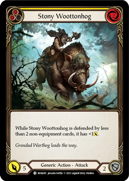 Stony Woottonhog (Yellow) — Monarch — Flesh and Blood
