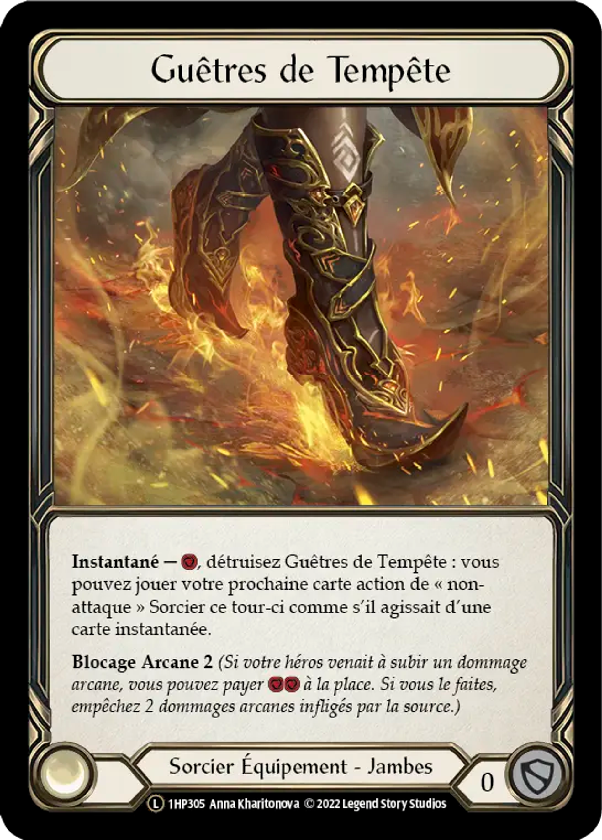 Guêtres de Tempête — History Pack 1 - Black Label — Flesh and Blood