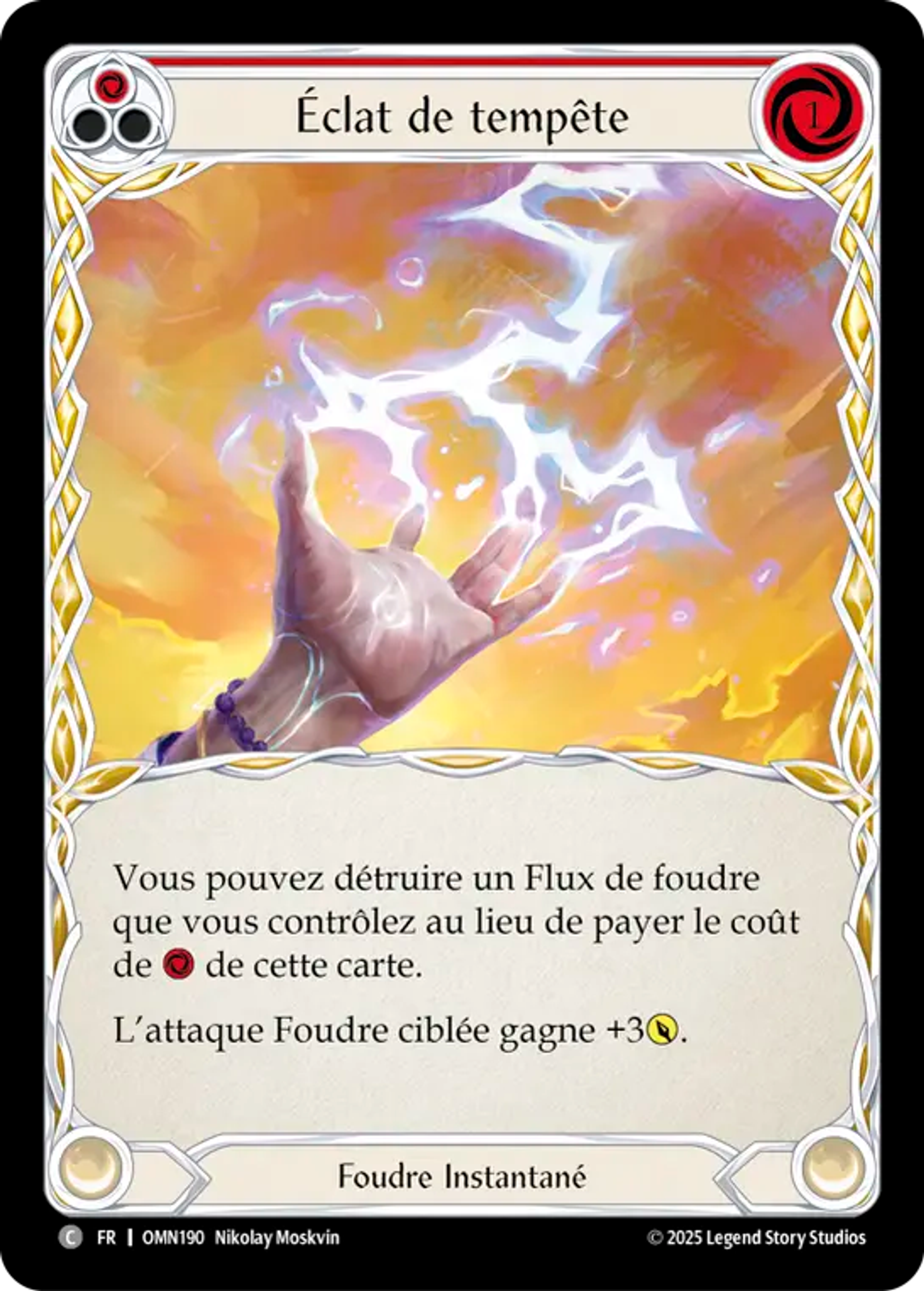 Éclat de tempête — Omens of the Third Age — Flesh and Blood