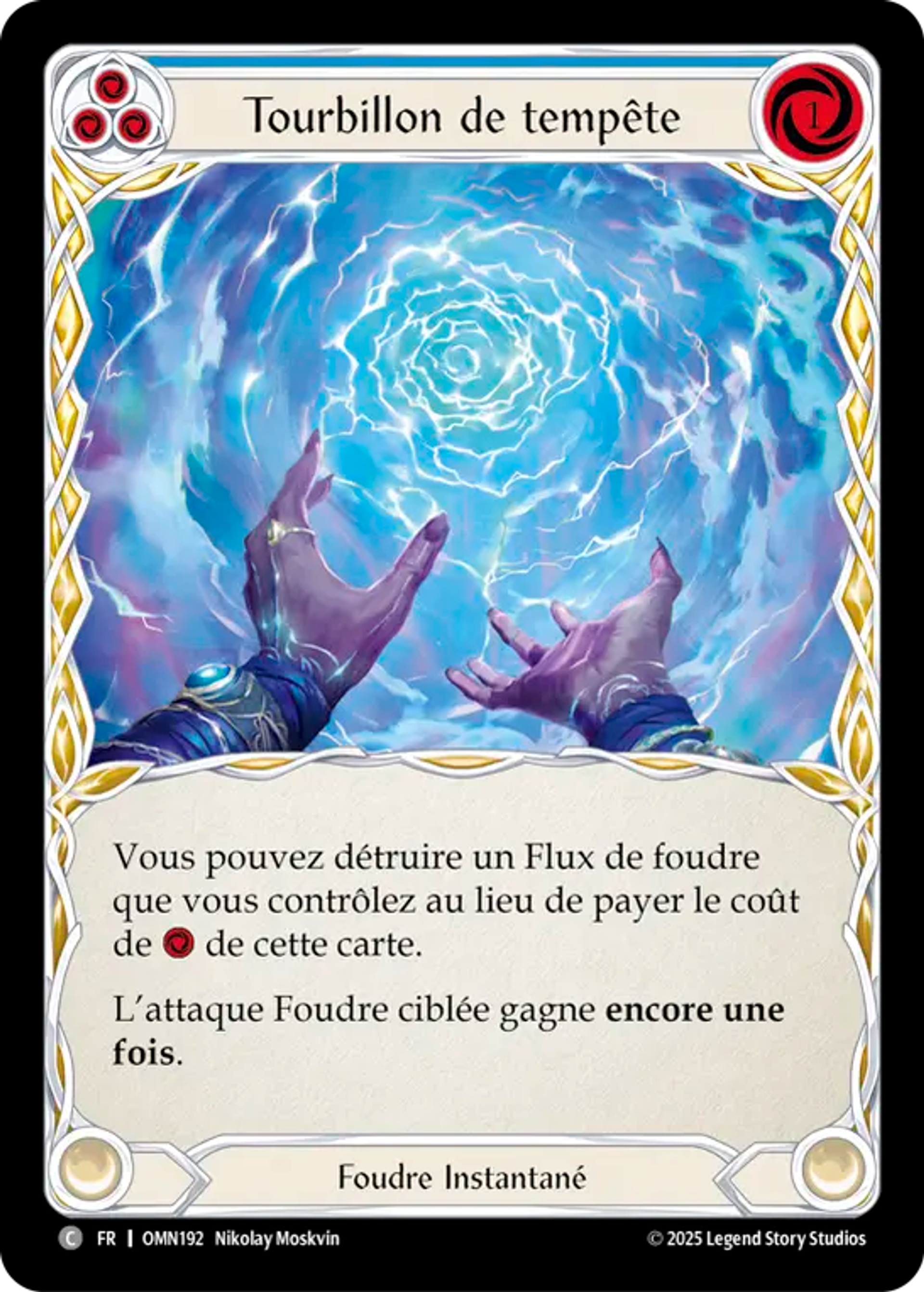 Tourbillon de tempête — Omens of the Third Age — Flesh and Blood