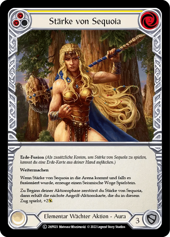 Strength of Sequoia (Yellow) — History Pack 2 - Black Label — Flesh and Blood