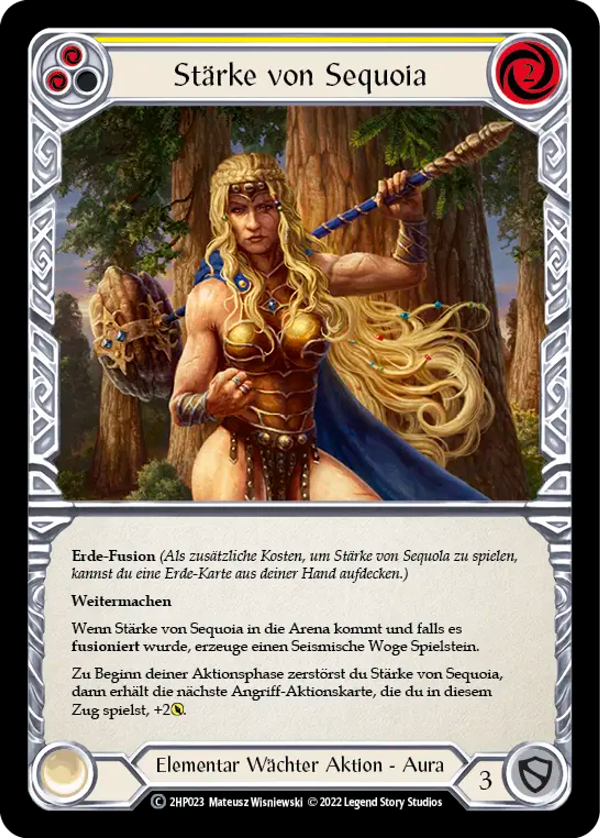 Strength of Sequoia (Yellow) — History Pack 2 - Black Label — Flesh and Blood