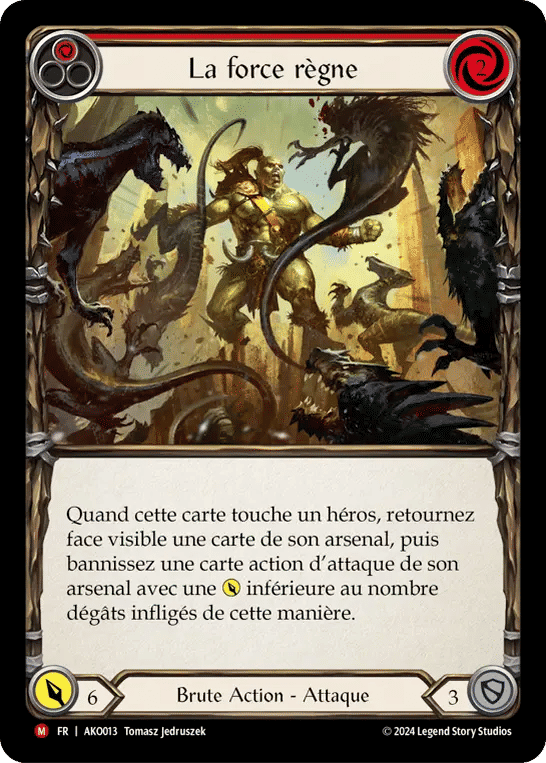 La force règne — Armory Deck - Kayo, Armed and Dangerous — Flesh and Blood