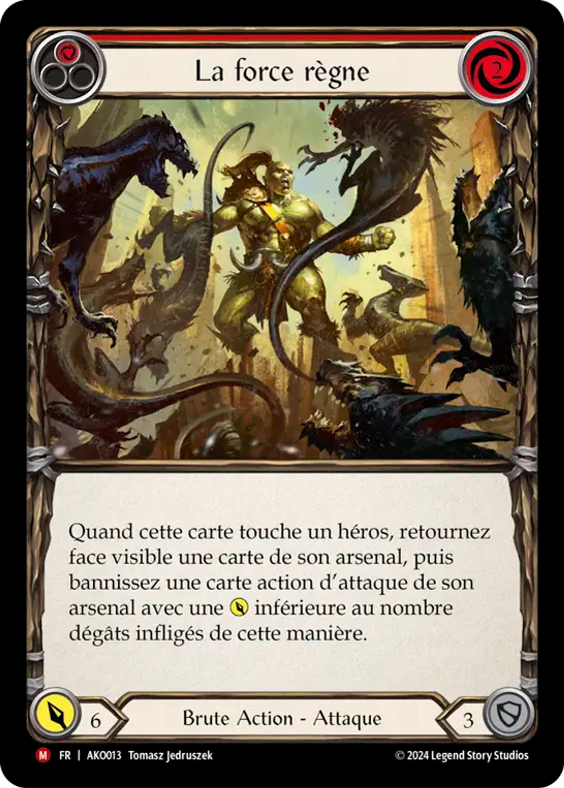 La force règne — Armory Deck - Kayo, Armed and Dangerous — Flesh and Blood