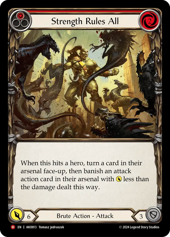 La force règne — Armory Deck - Kayo, Armed and Dangerous — Flesh and Blood