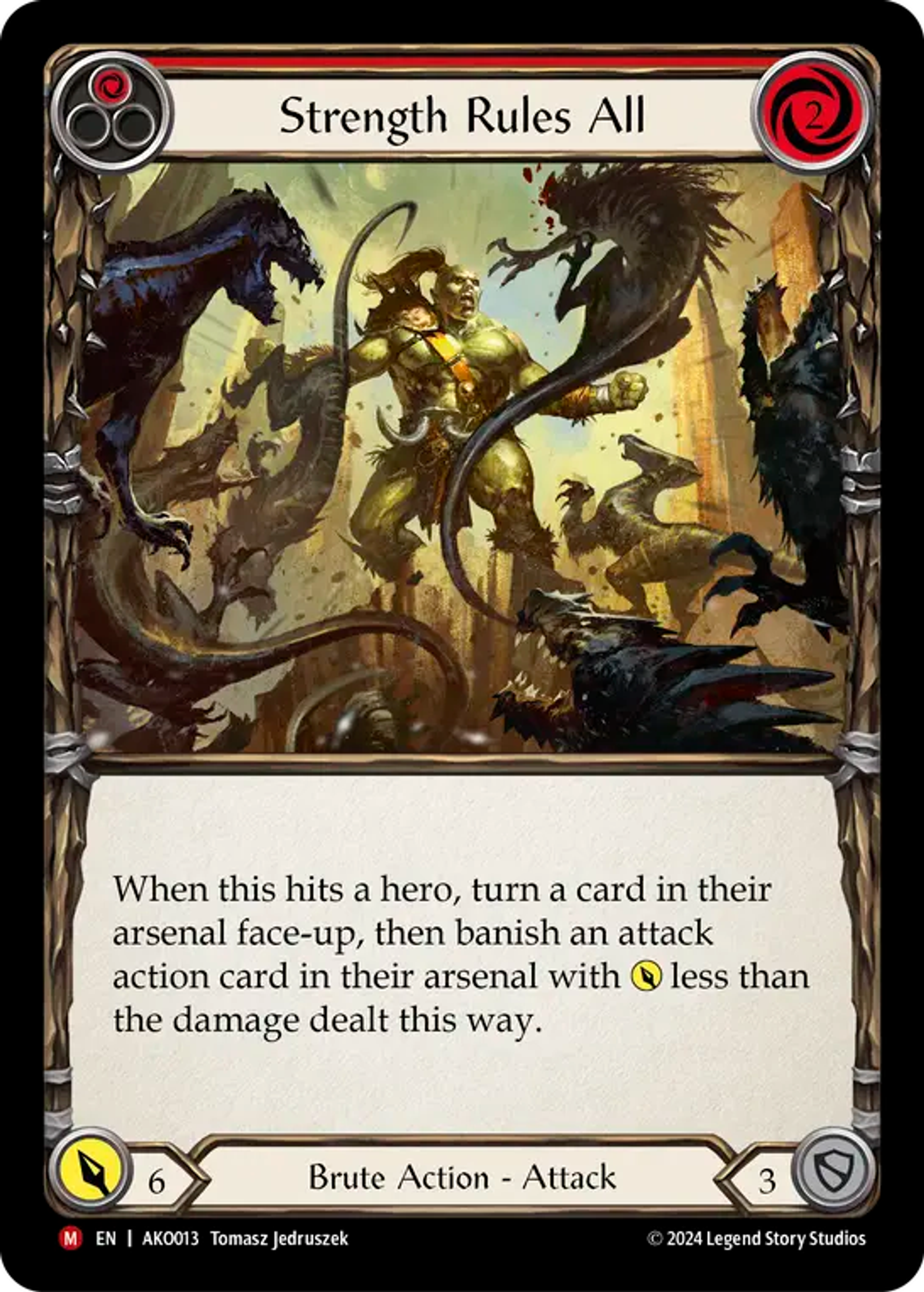 Strength Rules All — Armory Deck - Kayo, Armed and Dangerous — Flesh and Blood