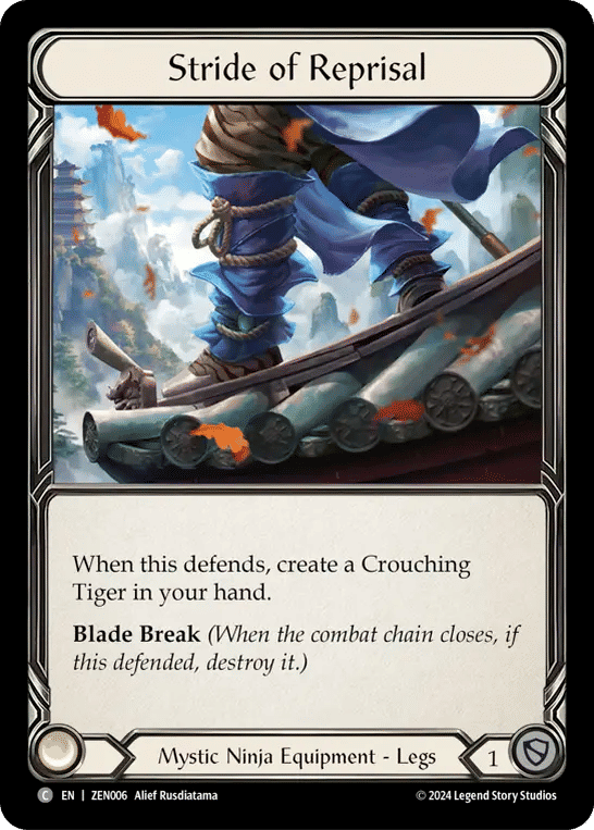 Stride of Reprisal — Zen - Blitz Deck — Flesh and Blood