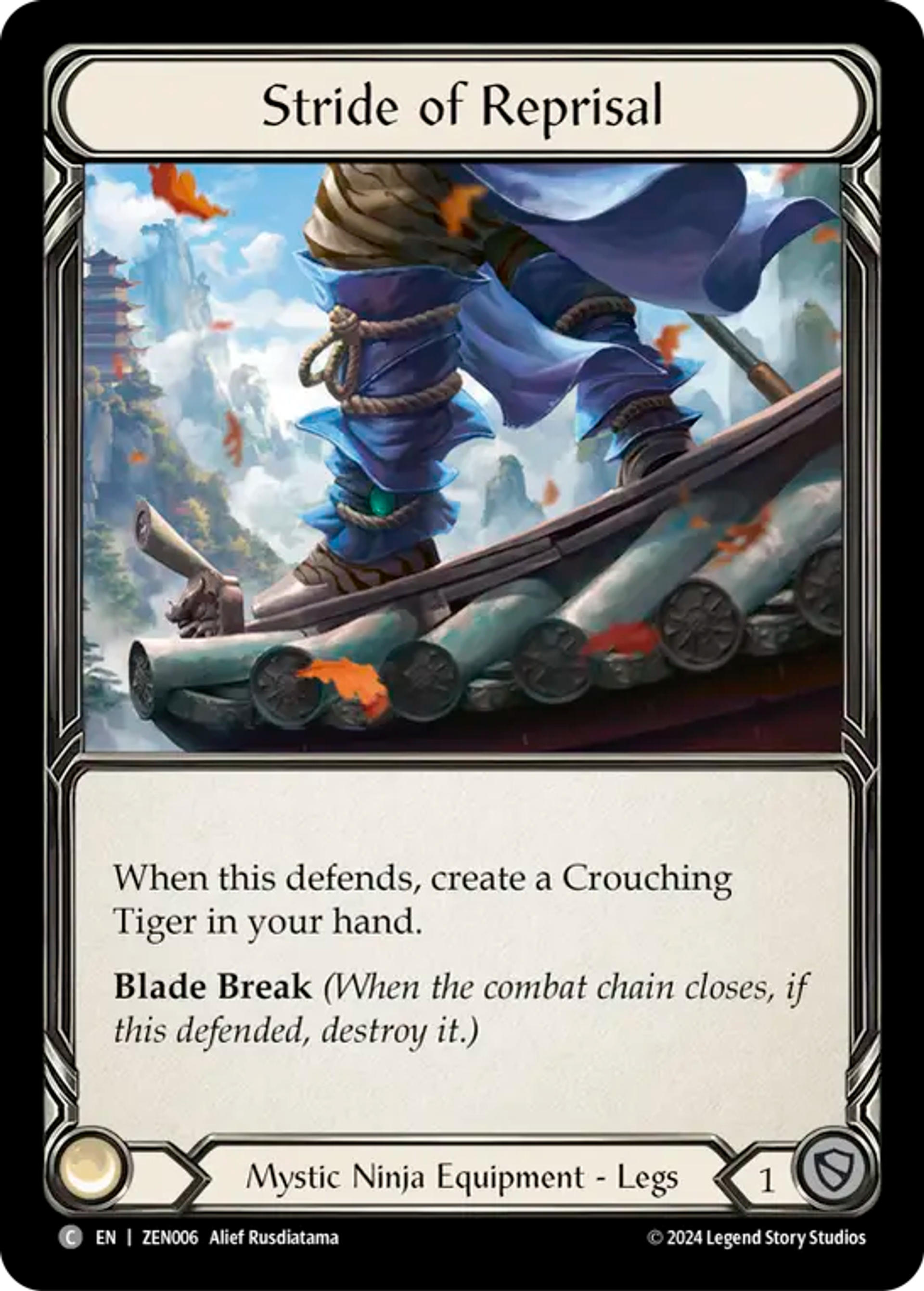 Stride of Reprisal — Zen - Blitz Deck — Flesh and Blood