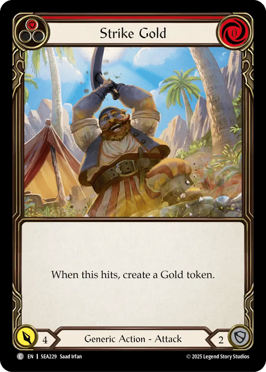 Strike Gold (Red) — High Seas — Flesh and Blood