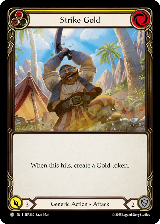 Strike Gold (Yellow) — High Seas — Flesh and Blood