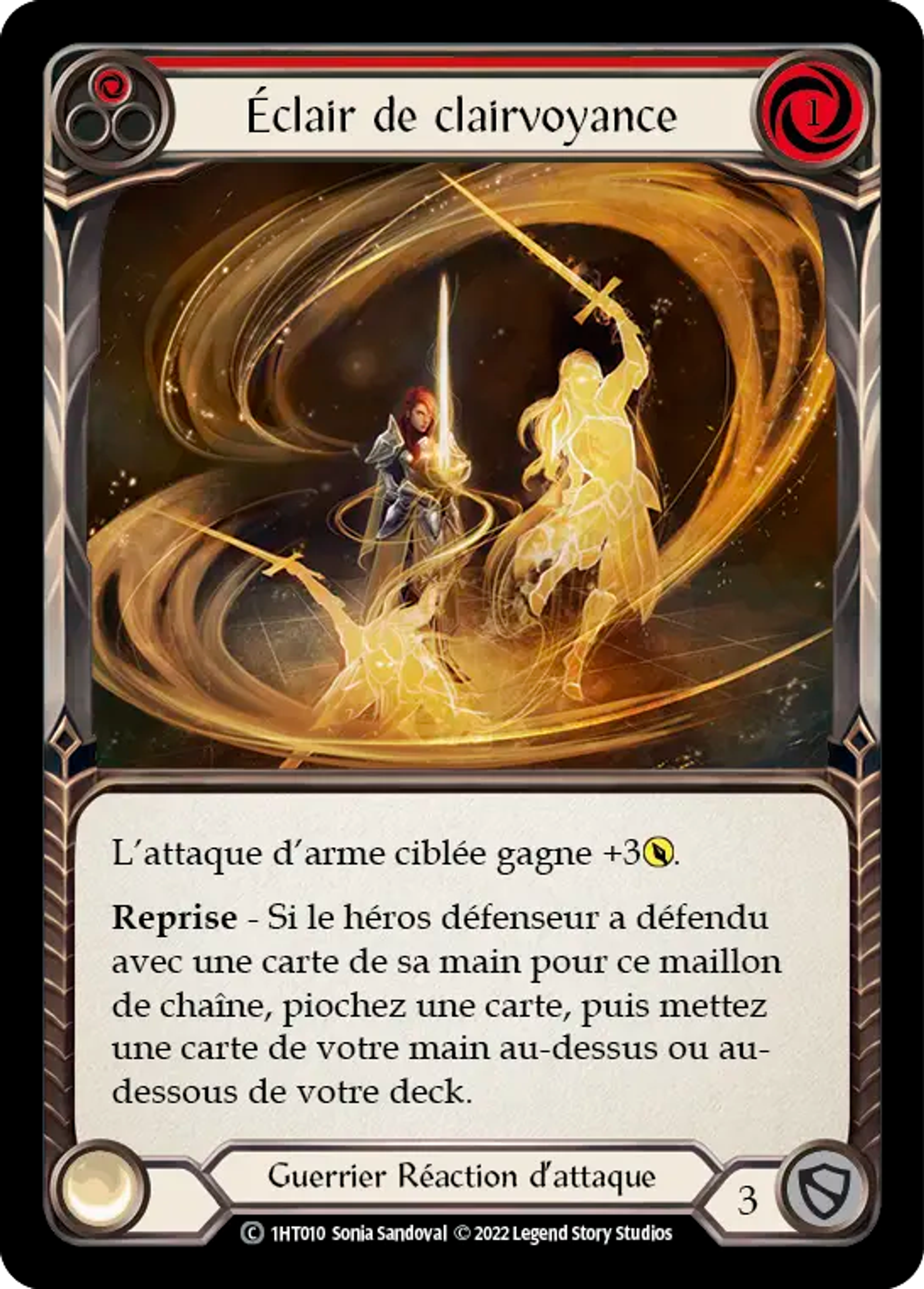 Éclair de clairvoyance — Dorinthea - Blitz Deck — Flesh and Blood