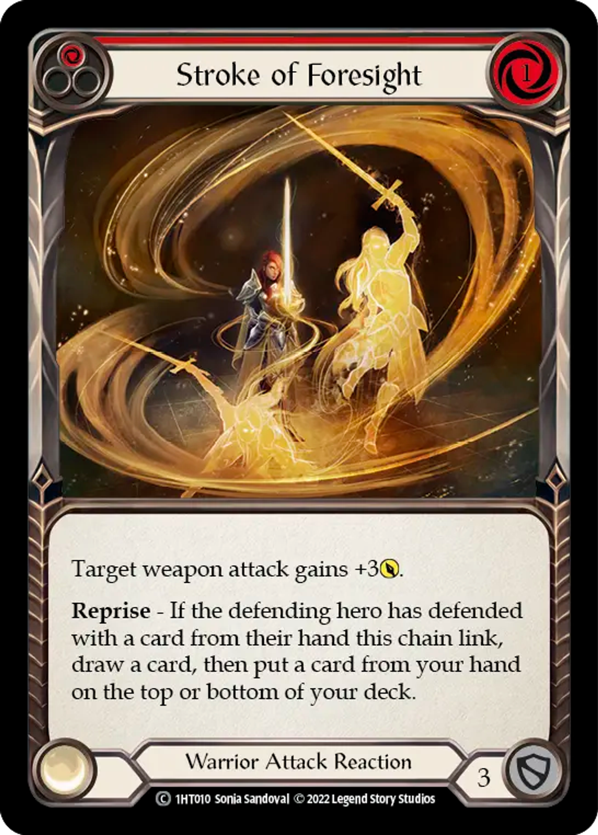 Stroke of Foresight (Red) — Dorinthea - Blitz Deck — Flesh and Blood