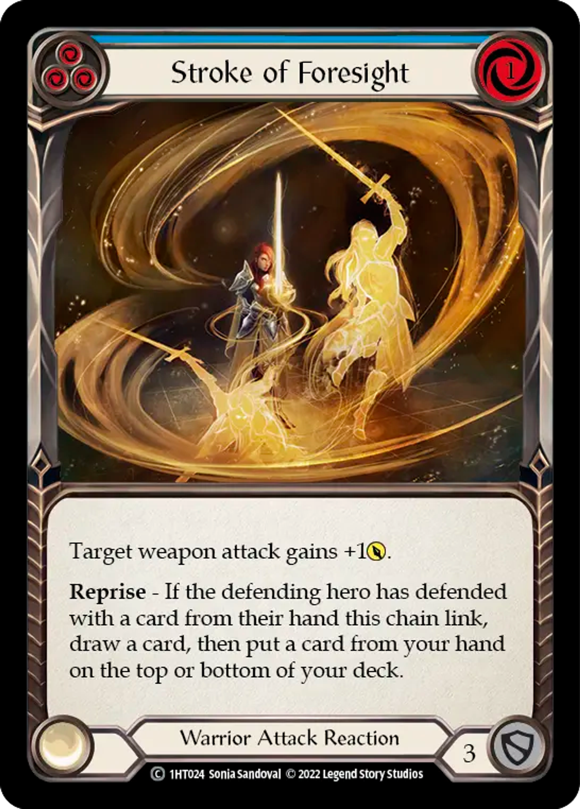 Stroke of Foresight (Blue) — Dorinthea - Blitz Deck — Flesh and Blood