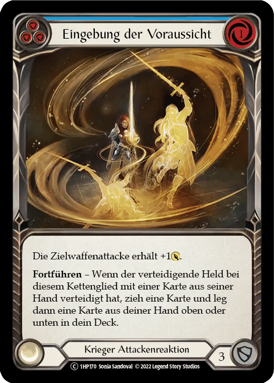 Stroke of Foresight (Blue) — History Pack 1 - Black Label — Flesh and Blood