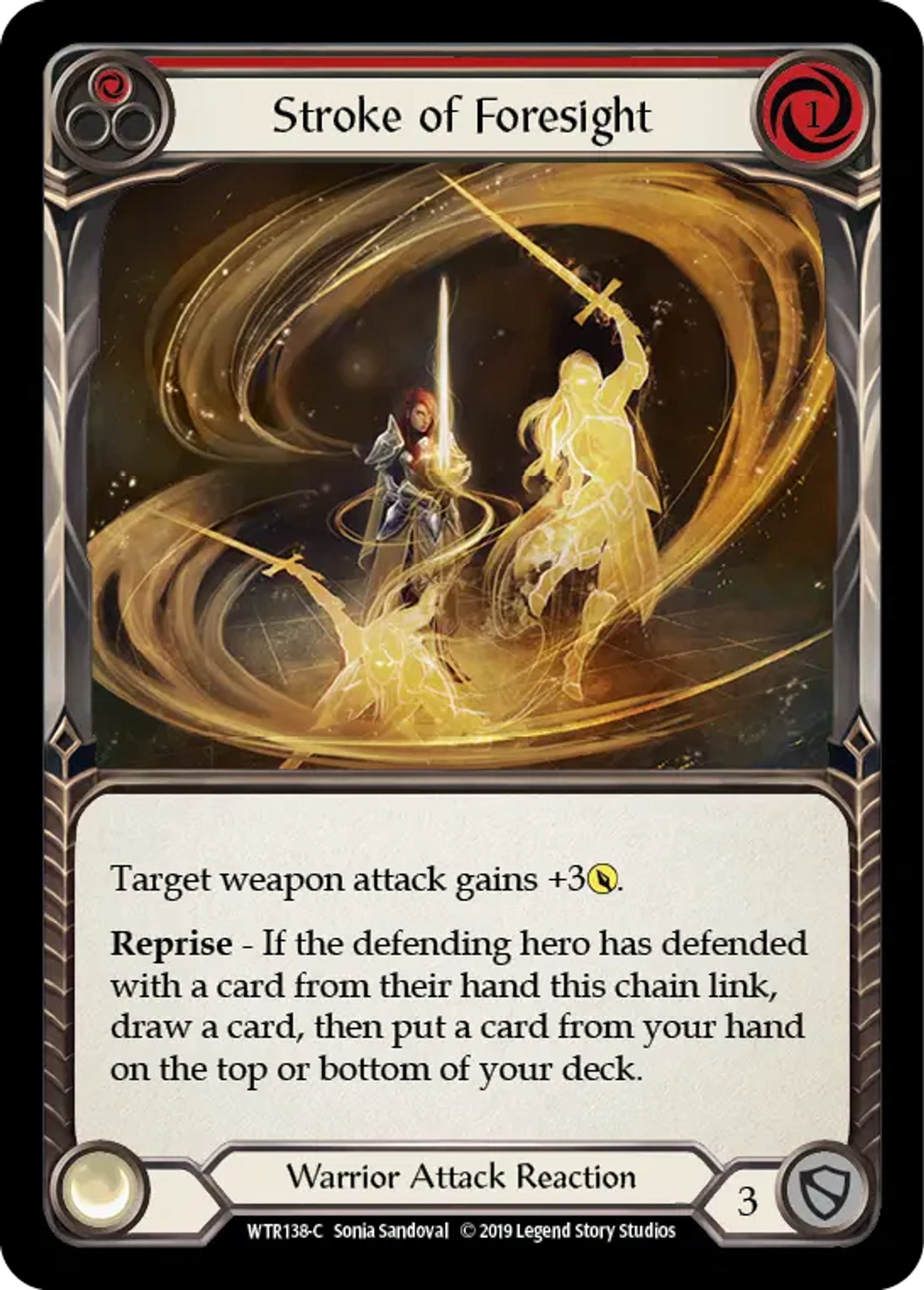 Stroke of Foresight (Red) — Welcome to Rathe — Flesh and Blood