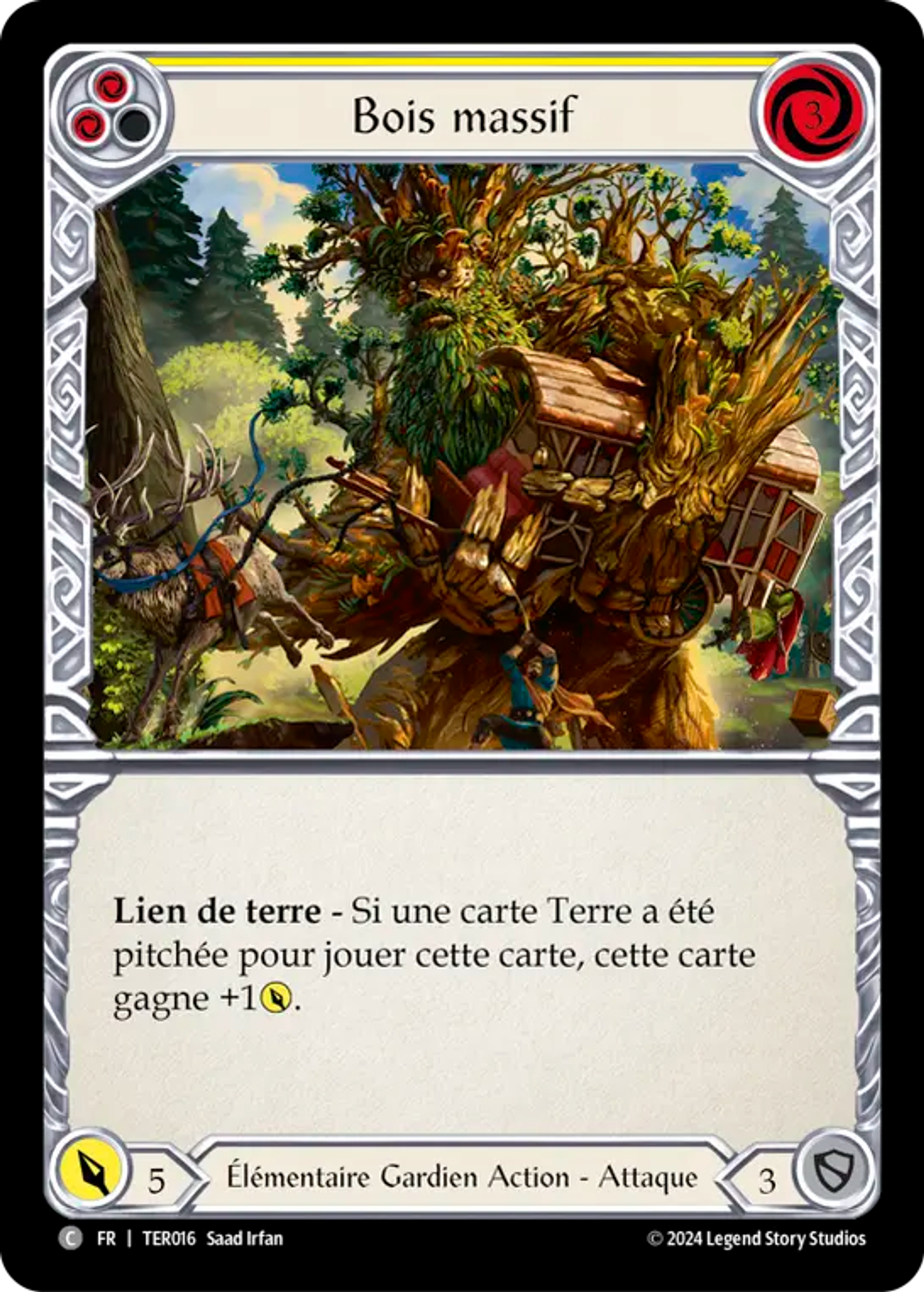 Bois massif — 1st Strike - Terra — Flesh and Blood