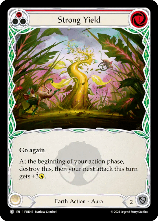 Strong Yield (Red) — Rosetta Blitz Deck - Florian — Flesh and Blood