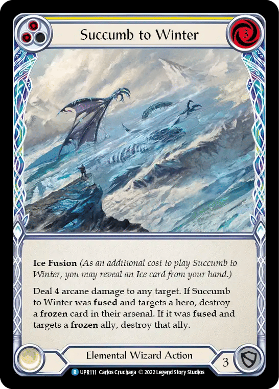 Succumb to Winter (Yellow) — Uprising — Flesh and Blood