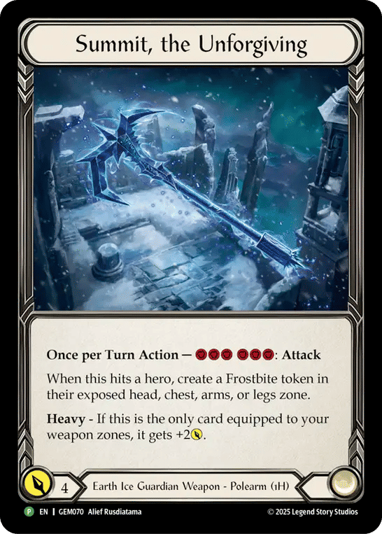 Summit, the Unforgiving — GEM - Pack 3 — Flesh and Blood