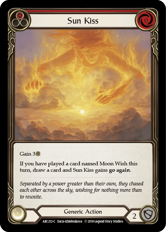 Sun Kiss (Red) — Arcane Rising — Flesh and Blood