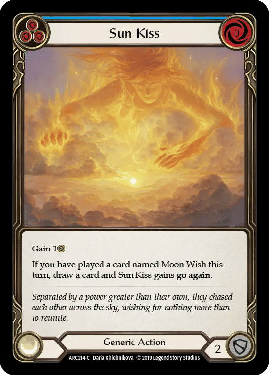 Sun Kiss (Blue) — Arcane Rising — Flesh and Blood