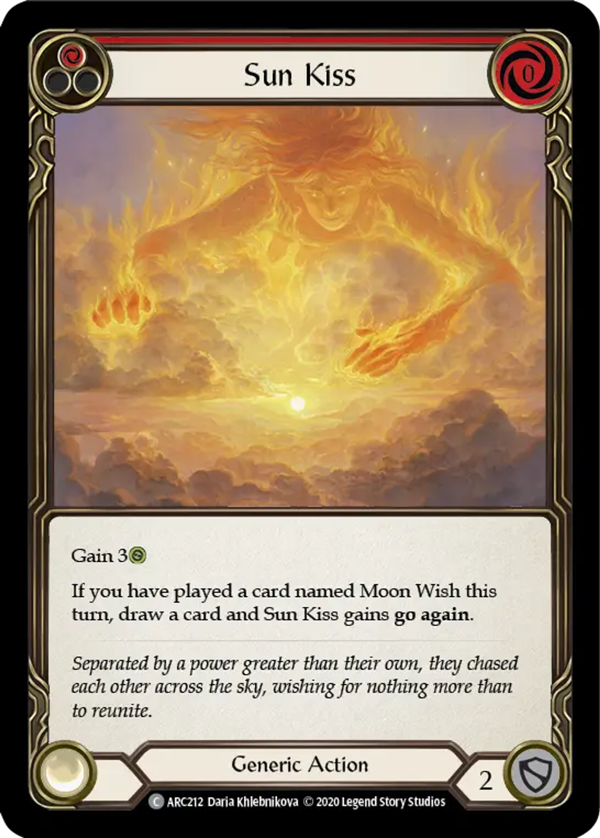 Sun Kiss (Red) — Arcane Rising - Unlimited — Flesh and Blood