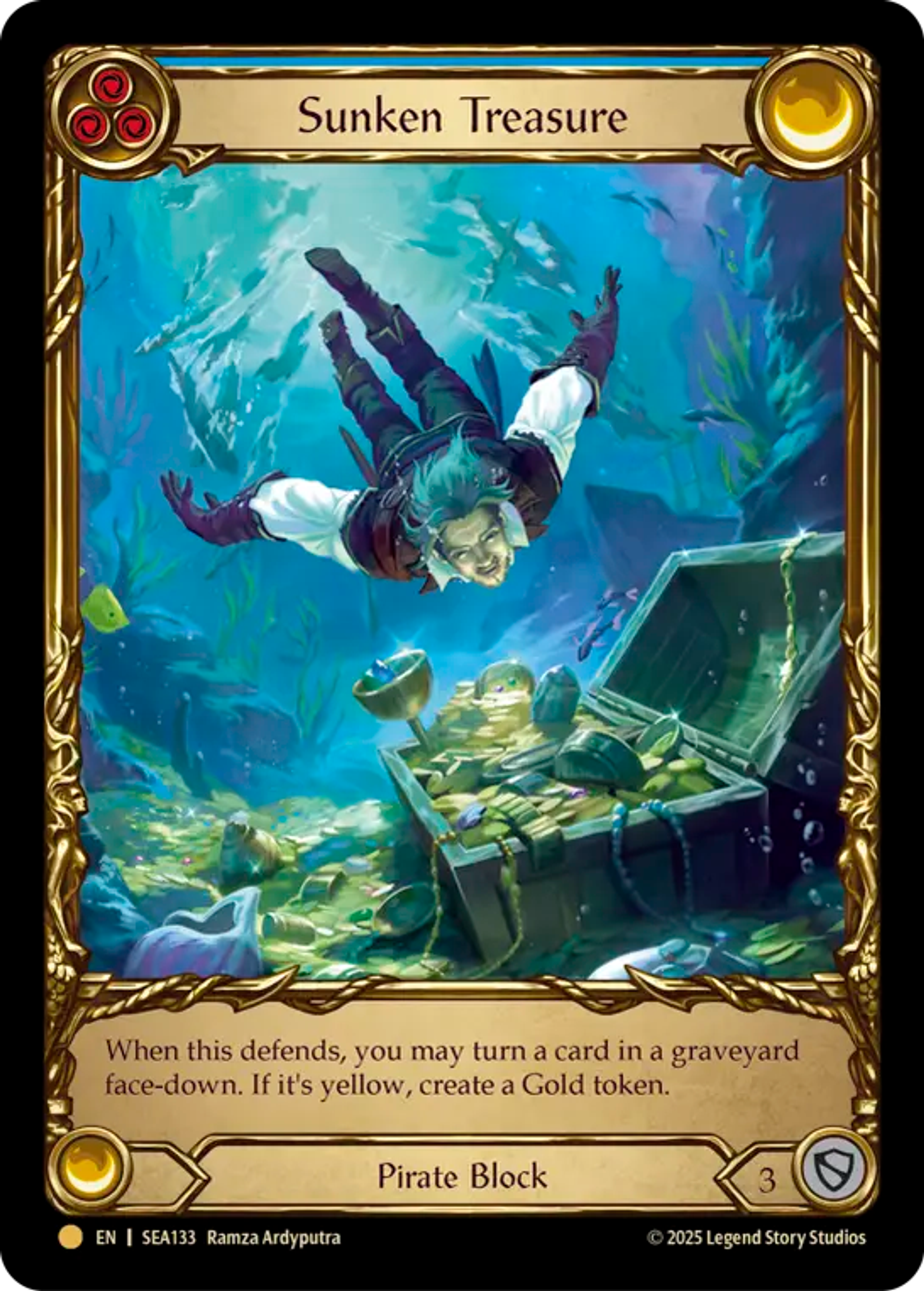 Sunken Treasure — High Seas - Treasure Pack — Flesh and Blood