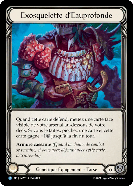 Exosquelette d’Eauprofonde — Mastery Pack Guardian — Flesh and Blood