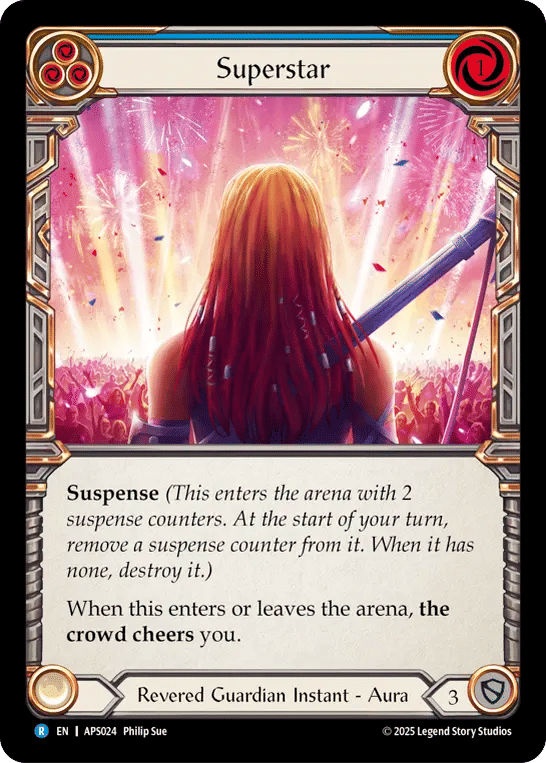 Superstar (Blue) — Armory Deck - Pleiades, Superstar — Flesh and Blood