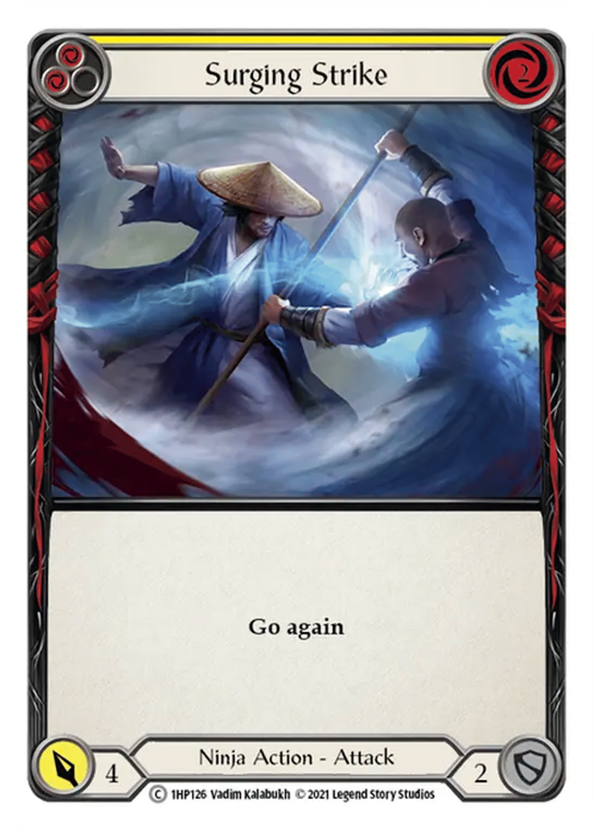 Surging Strike (Yellow) from History Pack 1 - Flesh and Blood