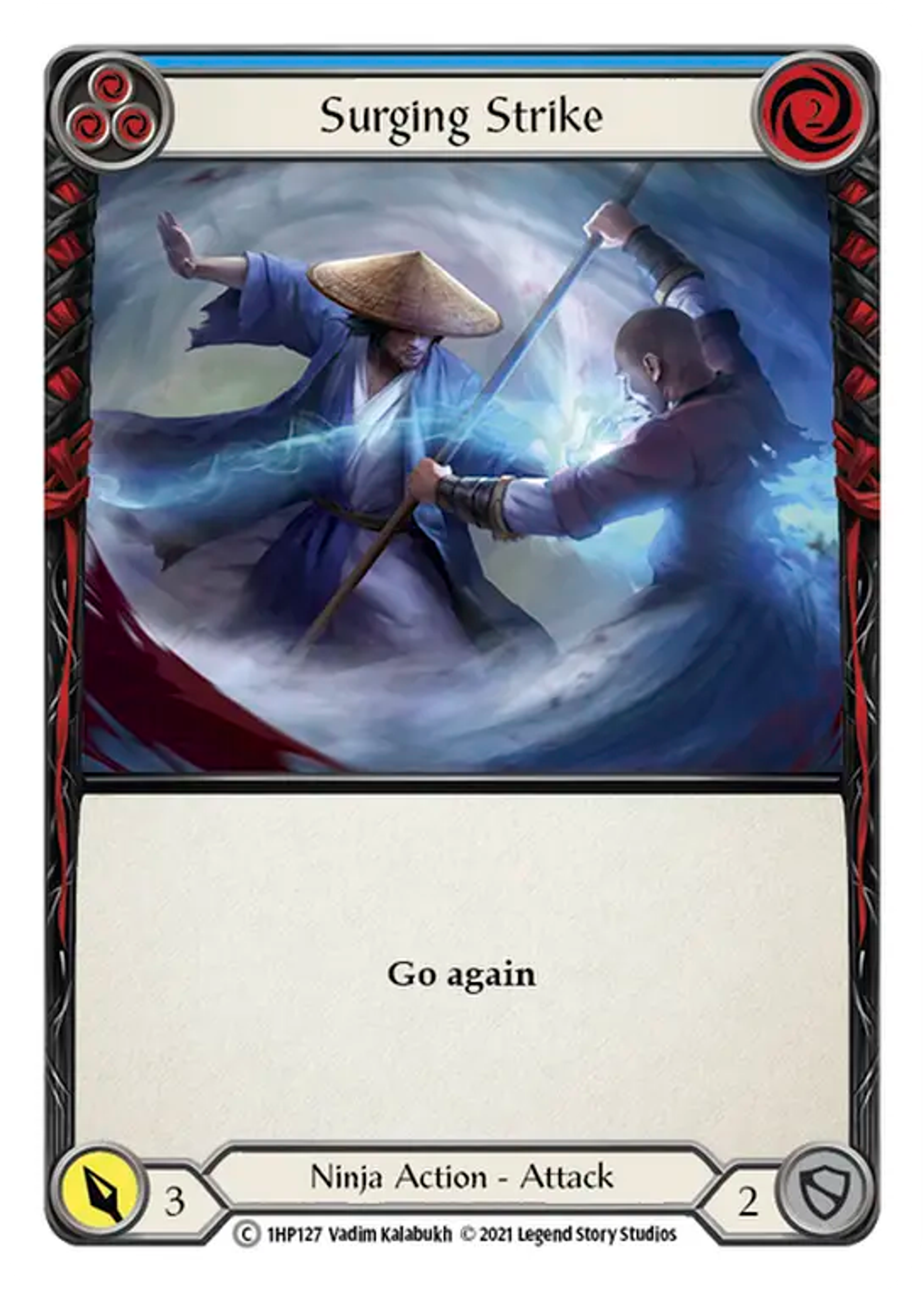 Surging Strike (Blue) — History Pack 1 — Flesh and Blood