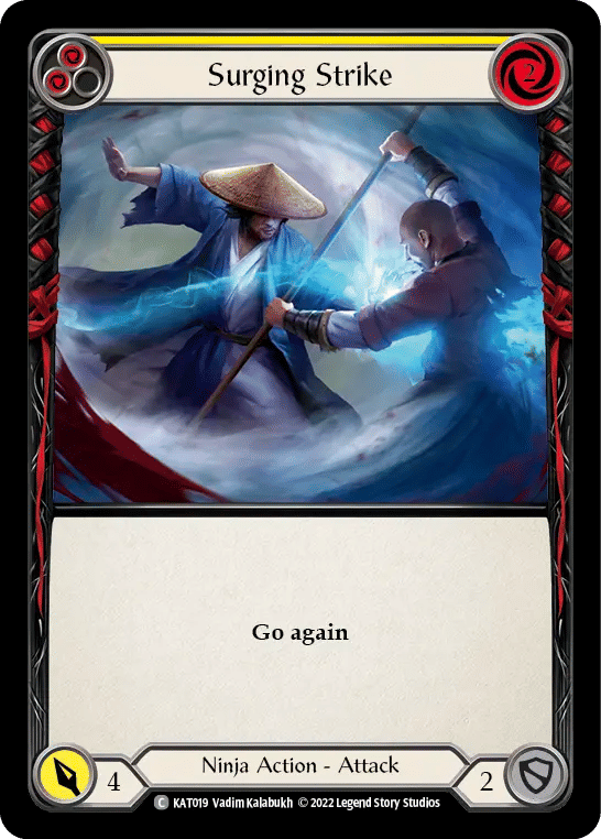 Surging Strike (Yellow) — Katsu - Blitz Deck — Flesh and Blood
