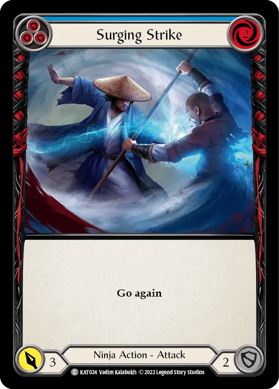 Surging Strike (Blue) — Katsu - Blitz Deck — Flesh and Blood