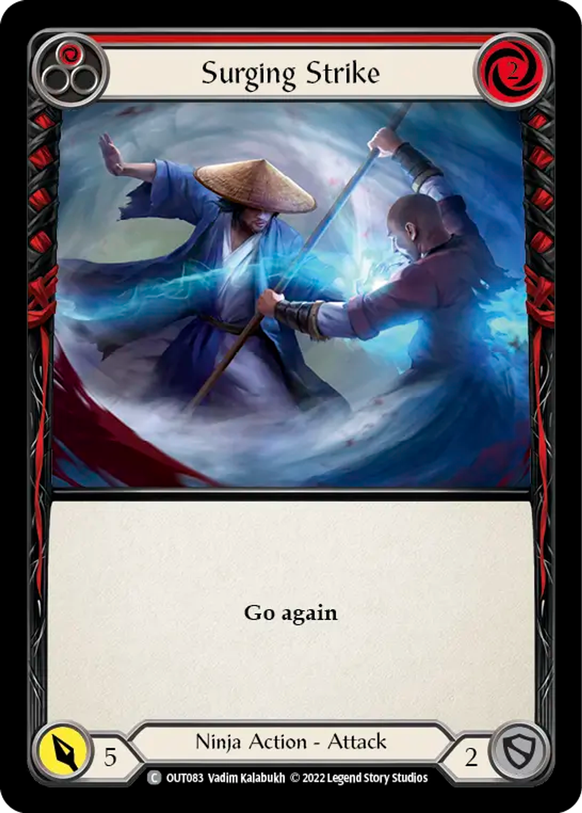 Surging Strike (Red) — Outsiders — Flesh and Blood